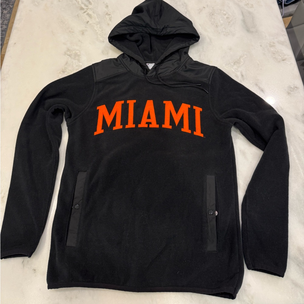 University of Miami fleece hoodie